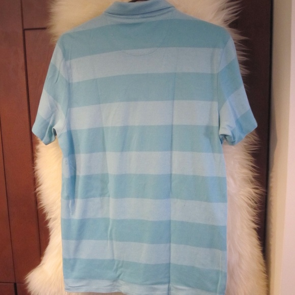 SALE!! light blue DKNY polo shirt slim fit size M. 4 - Picture 4 of 5